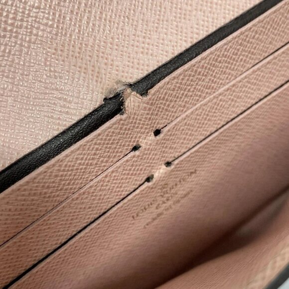 Auth LOUIS VUITTON Portefeuille Jeanne M62203 Rose Ballerine Monogram CA2176 - Picture 3 of 14